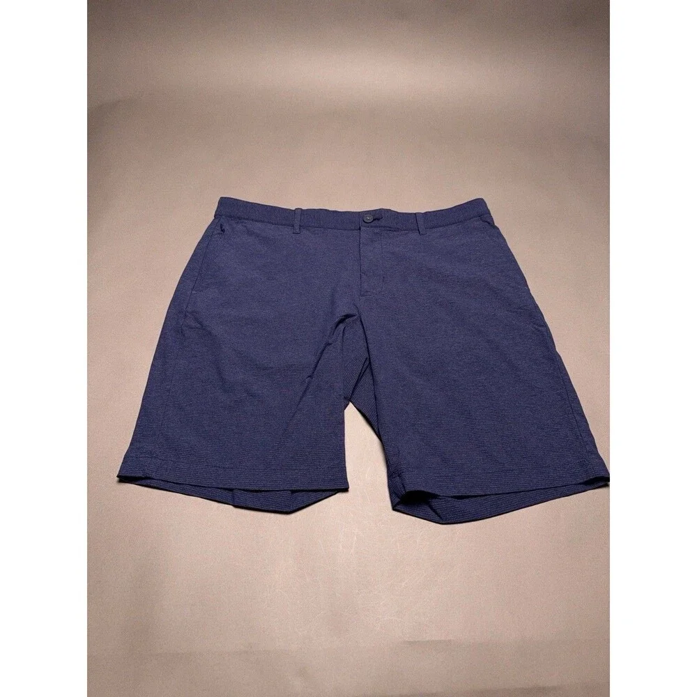Tommy Bahama Men's 36 Golf Chip Shot Shorts Navy 9.5” Inseam Chino Nylon Flat